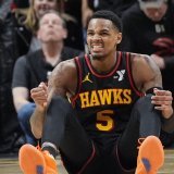 Dejounte Murray: il a pratiquement battu les Celtics à lui tout seul. KEYSTONE/AP/John Bazemore